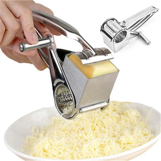 Rotary Cheese Grater – Stainless Steel Kitchen Essential for Effortless Grating