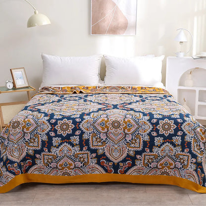BohemiaCotton – Soft & Cooling 100% Cotton Blanket
