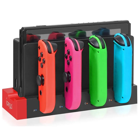Joy-Con Charging Dock – Charges up to 4 Controllers | Compatible with Nintendo Switch & OLED Models