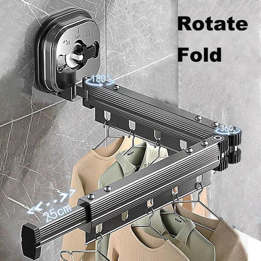 WallDry Flex – Foldable Wall-Mounted Clothes Dryer for Space-Saving Laundry