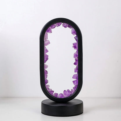 AuraStone | Natural Calming Amethyst Serenity Lamp