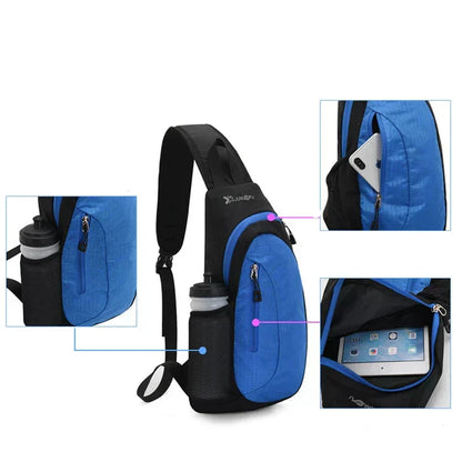 CrossCarry – Waterproof Sling Shoulder Bag for Travel, Hiking & Daily Adventures