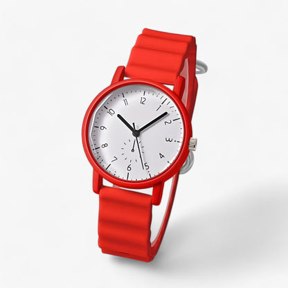 Mina Jelly Watch – Colourful Quartz Watch with Elegant Silicone Wave Strap