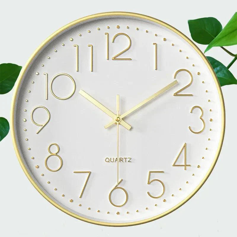 30cm Silent Non-Ticking Wall Clock – Modern Minimalist Design
