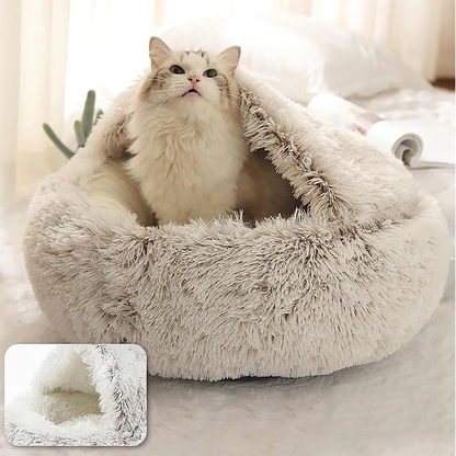 Cozy Cave Pet Bed | Calming & Comfortable Dog Bed for Deep Relaxation