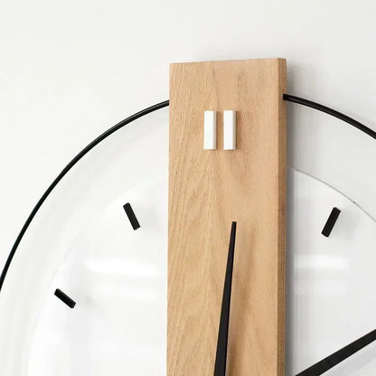 SilentOak – Minimalist Wooden Wall Clock with Silent Movement