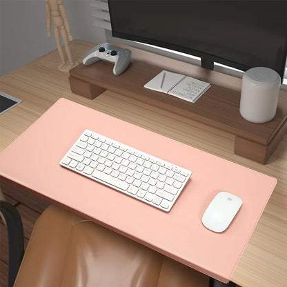 Ergonomic PU Leather Desk Mat – Wrist & Elbow Support with Non-Slip Surface for Office & Gaming