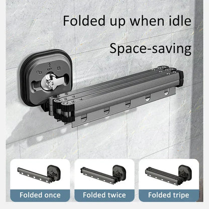 WallDry Flex – Foldable Wall-Mounted Clothes Dryer for Space-Saving Laundry
