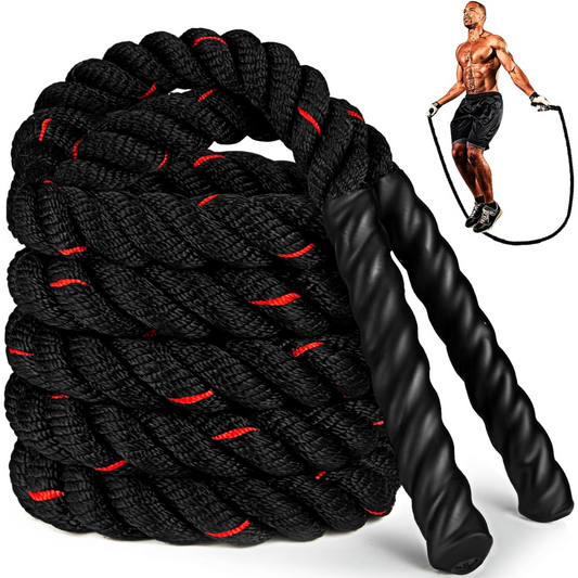 PowerJump Adjustable Weighted Skipping Rope – Heavy Training Rope