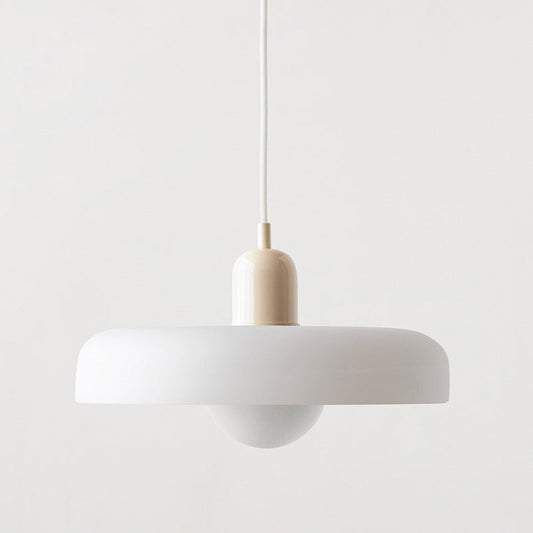 Coloured Glass Pendant Light – Elegant Bauhaus-Style Hanging Lamp for Living Room & Dining Area
