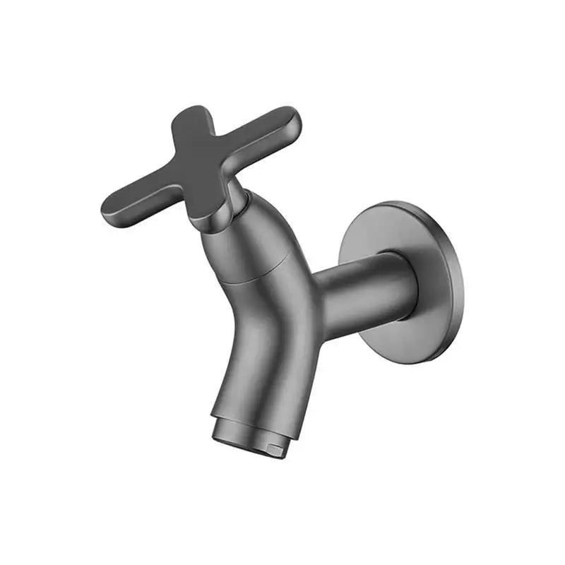 BrassFlow – Wall-Mounted Cold Water Tap in Solid Brass