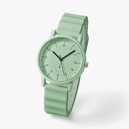 Mina Jelly Watch – Colourful Quartz Watch with Elegant Silicone Wave Strap