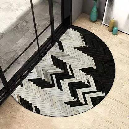 AquaSoft Super Absorbent Bath Mat – Non-Slip Half-Round Bathroom Mat for Maximum Comfort