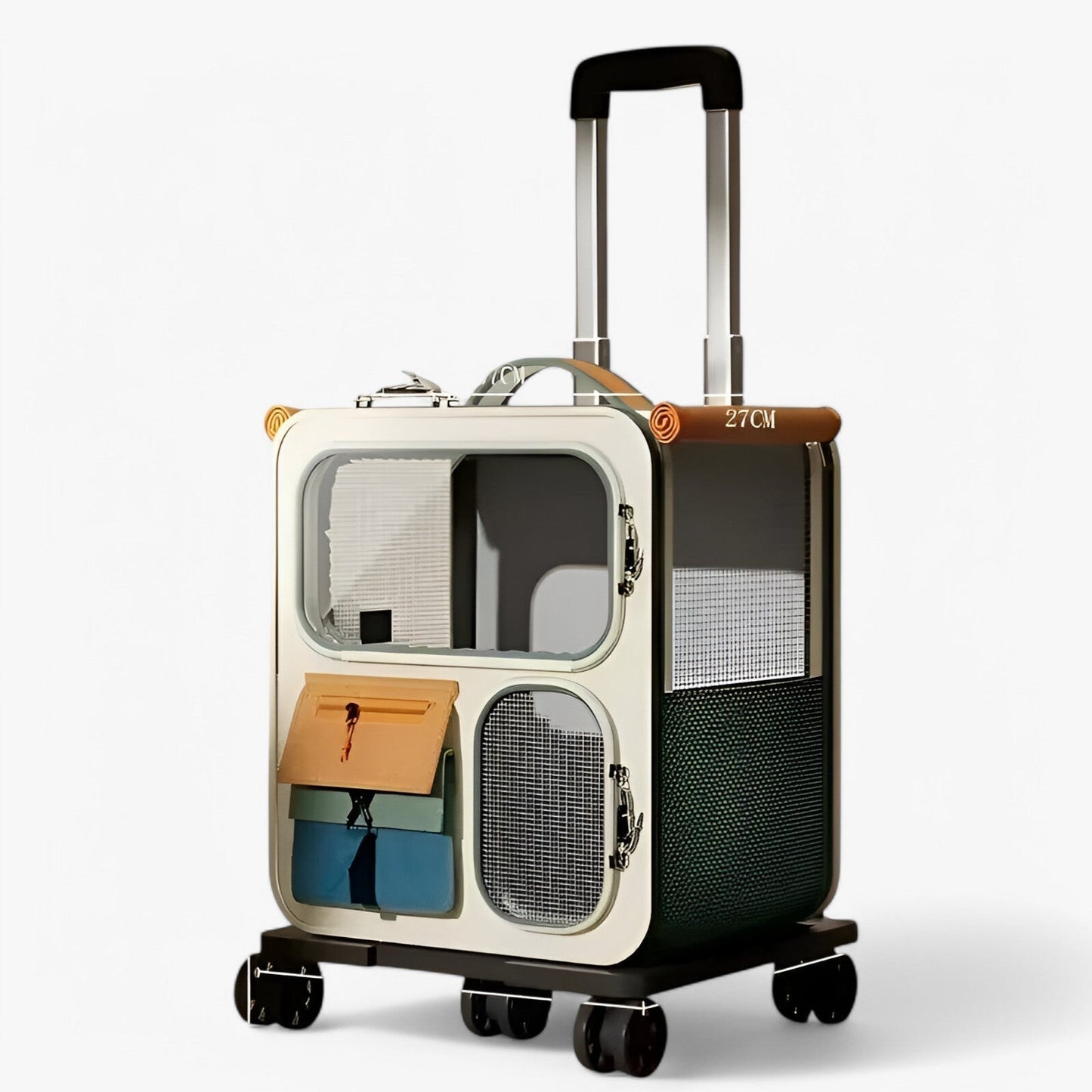 Luna – Cat Travel Backpack with Wheels & Removable Trolley Function