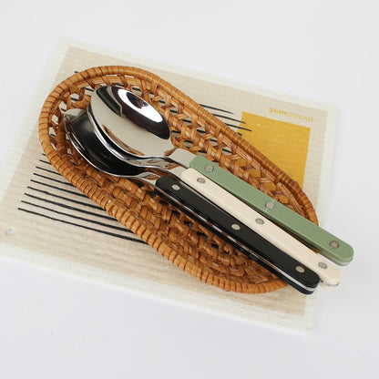 24-Piece Cutlery Set – Engraved Stainless Steel Flatware for 6 People