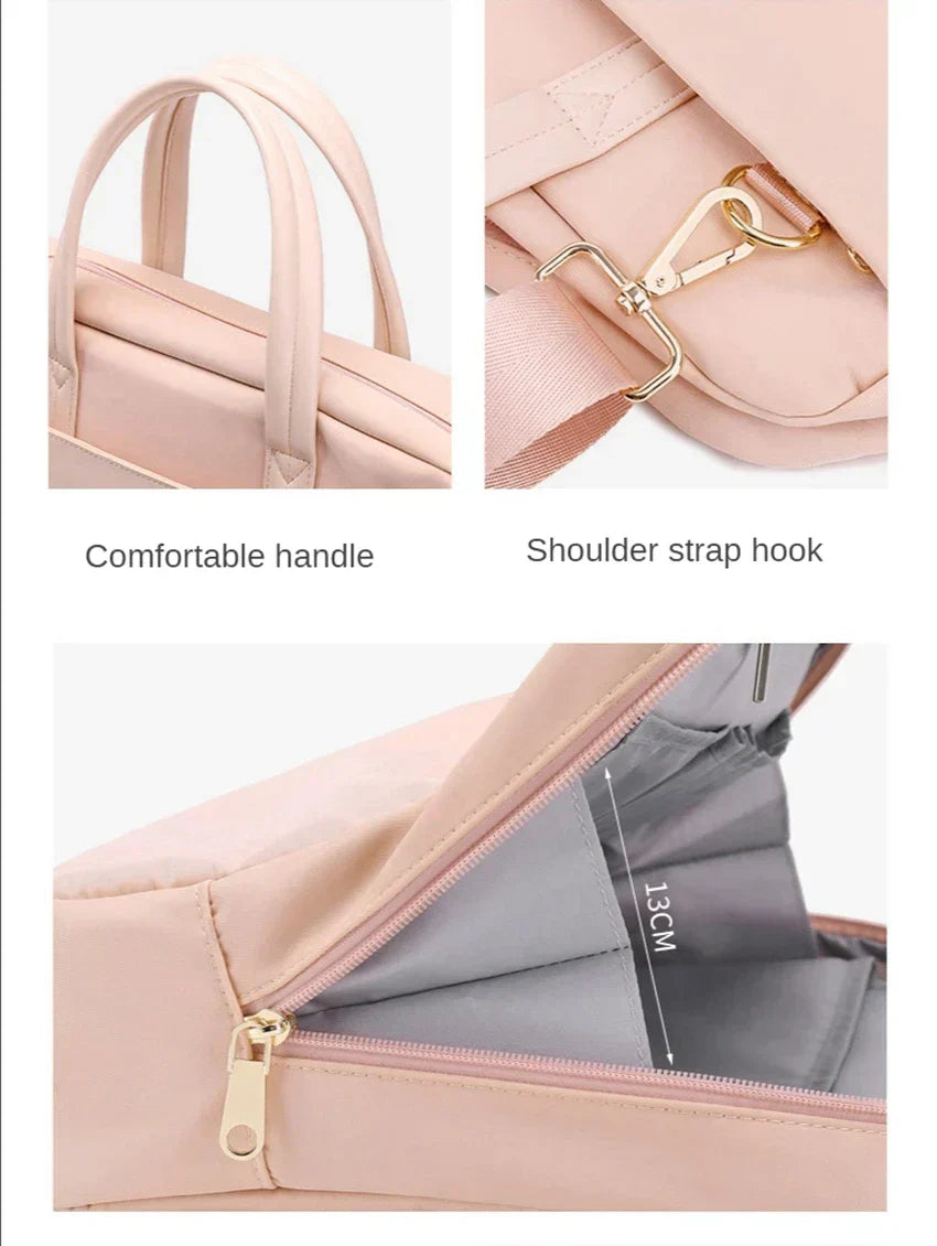 Waterproof Laptop Bag for MacBook Pro & Air – Slim Shockproof Carry Case for Travel & Work