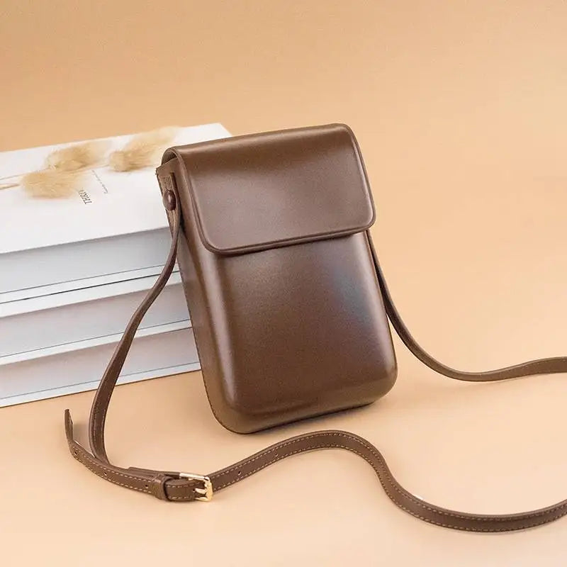 Lara | Minimalist Small PU Leather Crossbody Bag