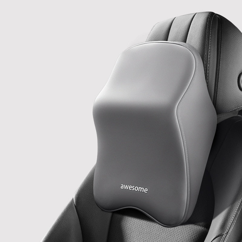 ErgoDrive Car Seat Support – Orthopaedic Cushion for Neck & Back Pain Relief While Driving