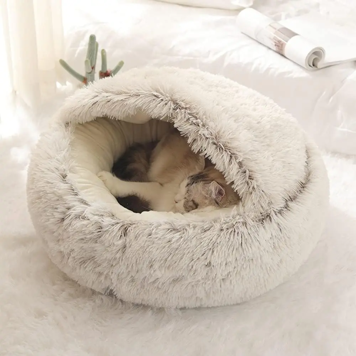 Cozy Cave Pet Bed | Calming & Comfortable Dog Bed for Deep Relaxation