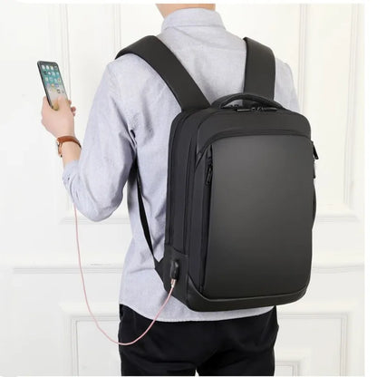 Vergel | Waterproof USB Charging Hiking & Travel Laptop Backpack