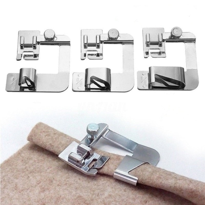 Oraliu Rolled Hem Presser Foot Set