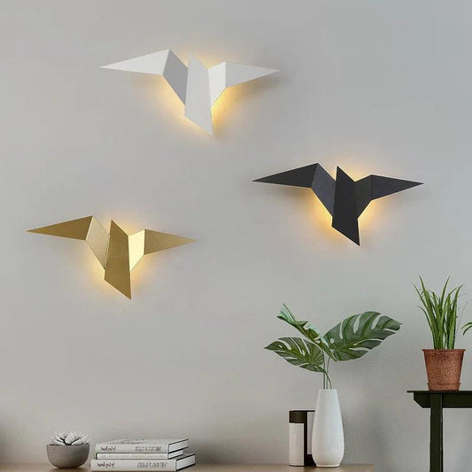 Nordic LED Bird Wall Lamp | Modern Wall Lighting for Bedroom, Staircase & Home Decor