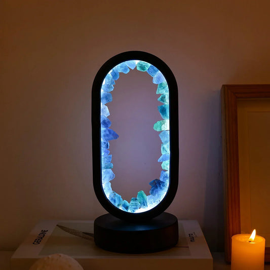 AuraStone | Natural Calming Amethyst Serenity Lamp