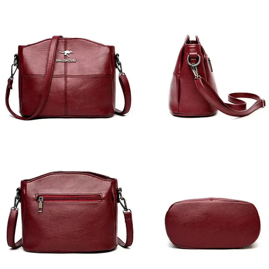 Elegant Leather Crossbody Bag – Stylish & Practical Shoulder Bag for Women