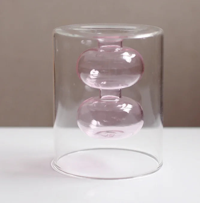 GlassBloom | Nordic Colourful Artistic Glass Vase