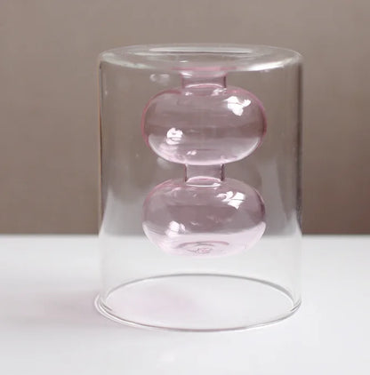 GlassBloom | Nordic Colourful Artistic Glass Vase