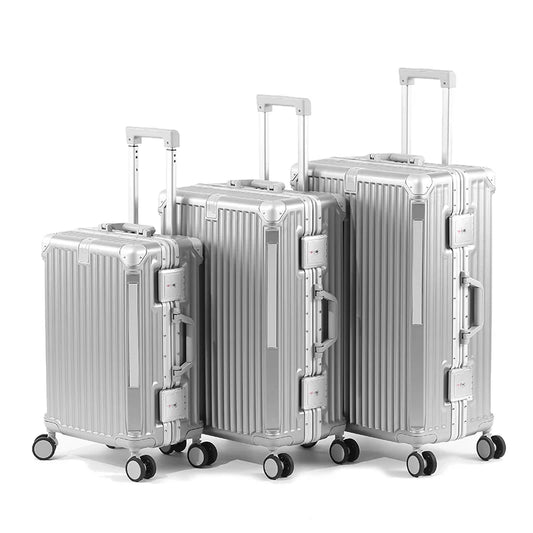 Tallinn Hard Shell Suitcase with Aluminium Frame – Lightweight, Durable & TSA Approved Luggage
