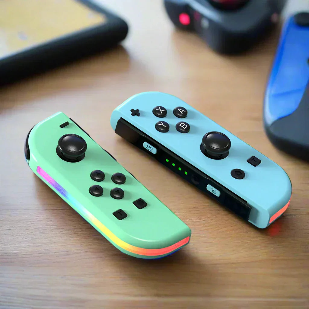 Bluetooth LED Wireless Controller for Nintendo Switch – Ergonomic Gamepad with RGB Lights