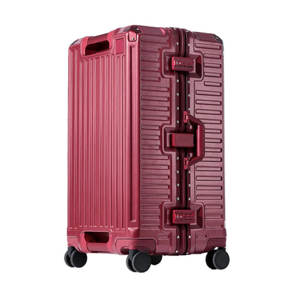 Zagreb – Wide Handle Hardshell Suitcase with Aluminium Frame & 360° Spinner Wheels