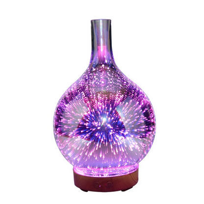 CosmicBreeze Aromatherapy Diffuser – Calming LED Lights & Essential Oil Mist for Relaxation