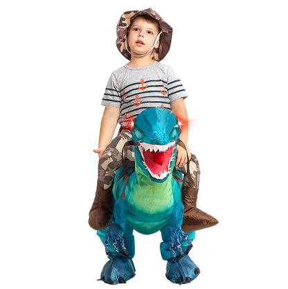 Ride-On Inflatable Dinosaur Costume for Kids – Fun Fancy Dress for Parties & Halloween