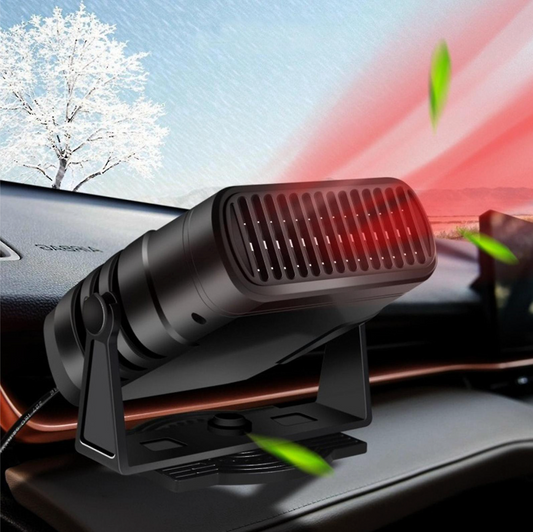 HeatPro 12V Car Heater & Defroster – Fast Heating Portable Vehicle Demister with 360° Rotation