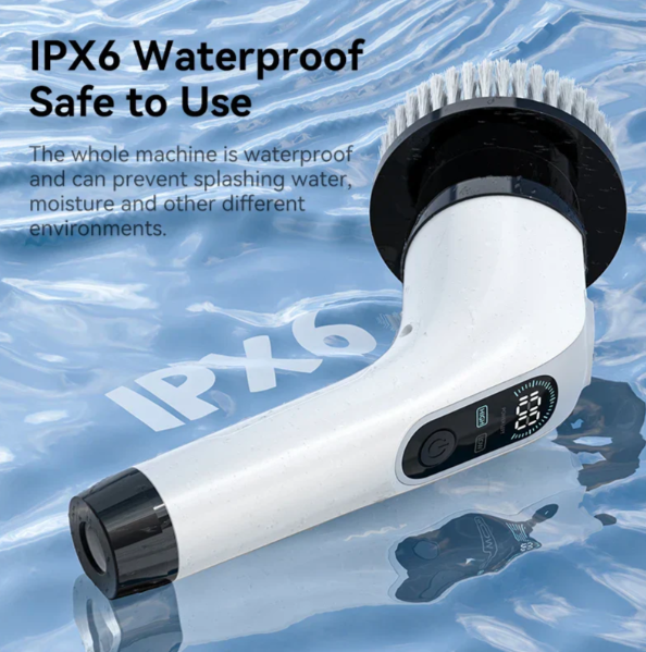 Cordless Electric Cleaning Brush – 7 Interchangeable Heads for Effortless Deep Cleaning