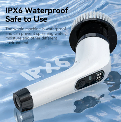 Cordless Electric Cleaning Brush – 7 Interchangeable Heads for Effortless Deep Cleaning