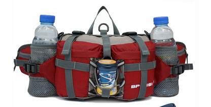 Lightweight Outdoor Waist Bag with Multiple Compartments