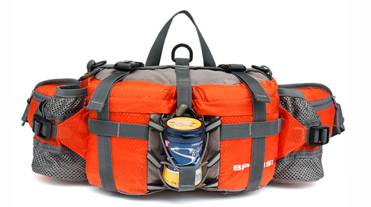 Lightweight Outdoor Waist Bag with Multiple Compartments
