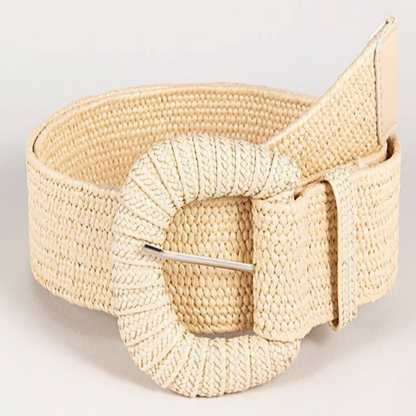 Retro Summer Women’s Belt – Fashionable Braided Wide Waist Belt