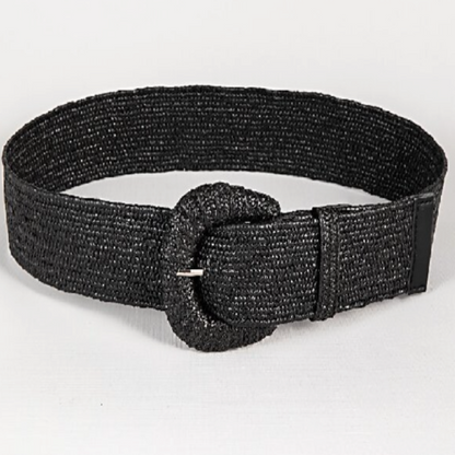 Retro Summer Women’s Belt – Fashionable Braided Wide Waist Belt