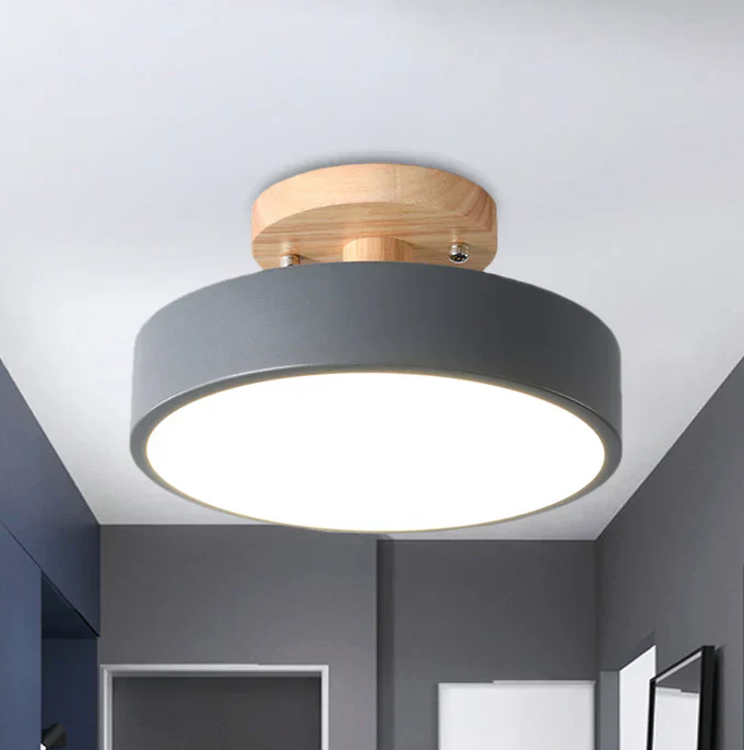 Nordic LED Ceiling Light – Minimalist Scandinavian Style with Energy-Efficient Illumination