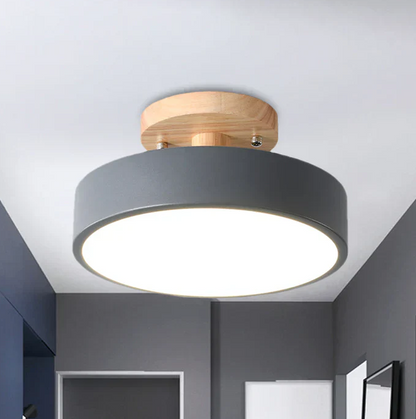 Nordic LED Ceiling Light – Minimalist Scandinavian Style with Energy-Efficient Illumination