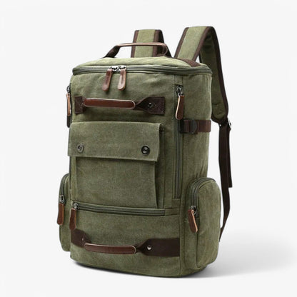 Vintage Canvas Backpack – Stylish & Functional with Laptop Compartment for Everyday & Adventure