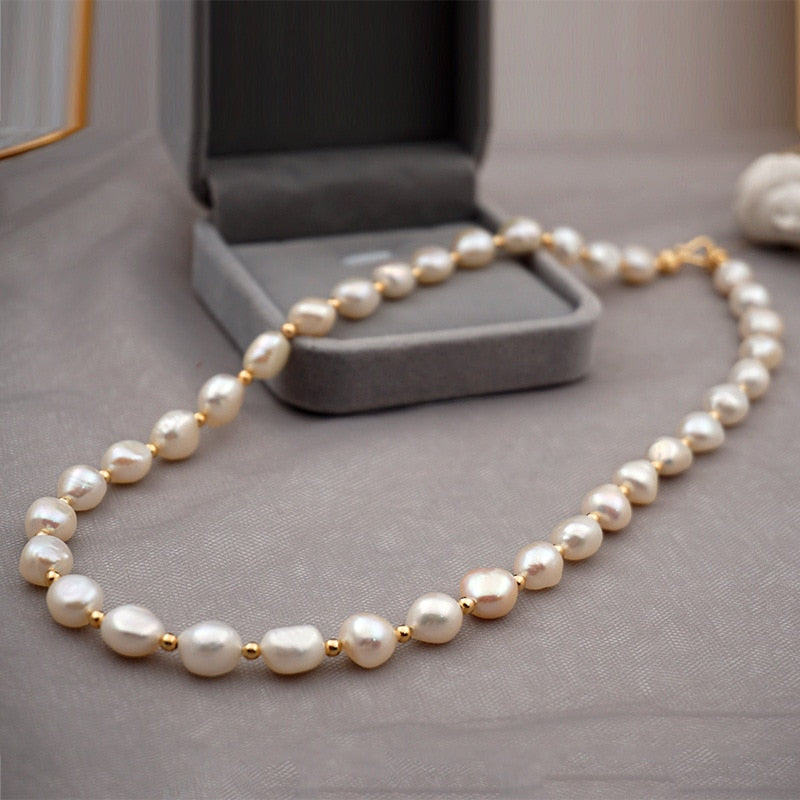 Celeste Freshwater Pearl Pendant Necklace – Timeless Elegance for Every Occasion