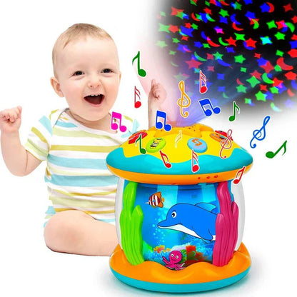 TwinkleDrum – Sensory Baby Drum Toy with Lights & Music | 0–3 Years
