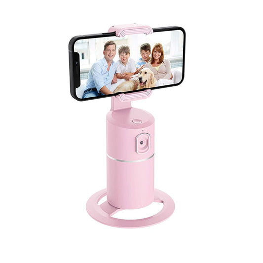 Smart Auto-Tracking Tripod – 360° Face Tracking Phone Holder with Built-In Stabiliser