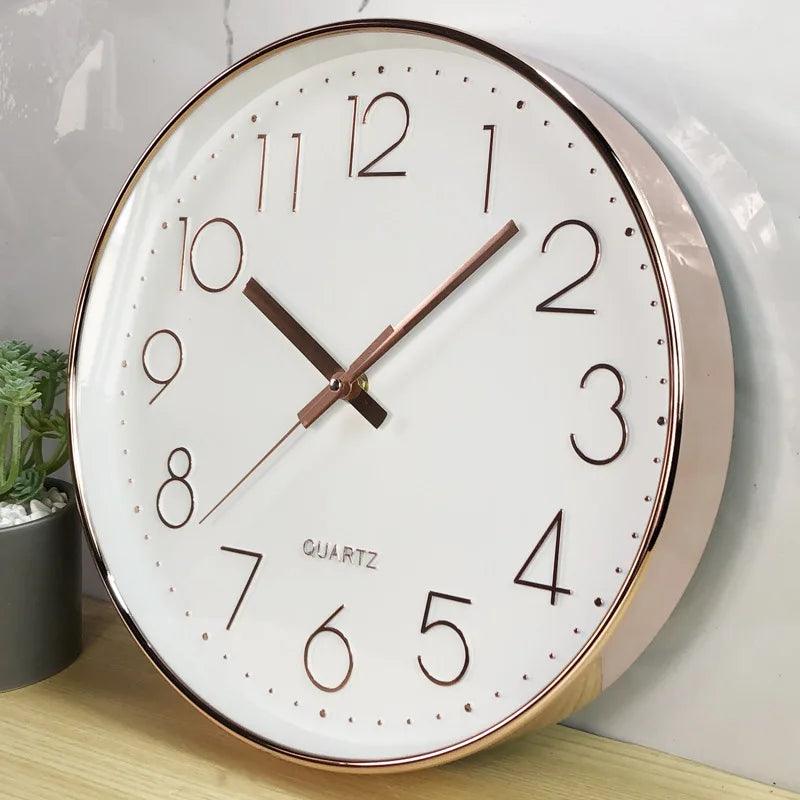 30cm Silent Non-Ticking Wall Clock – Modern Minimalist Design