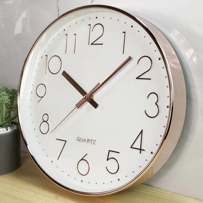 30cm Silent Non-Ticking Wall Clock – Modern Minimalist Design